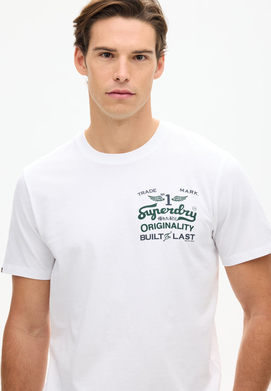 Vintage Workwear Graphic Tee | Optic