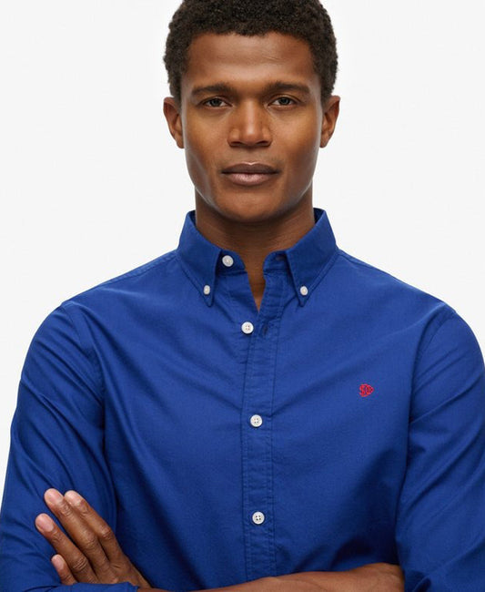 Classic Oxford Long Sleeve Shirt | Marine Navy
