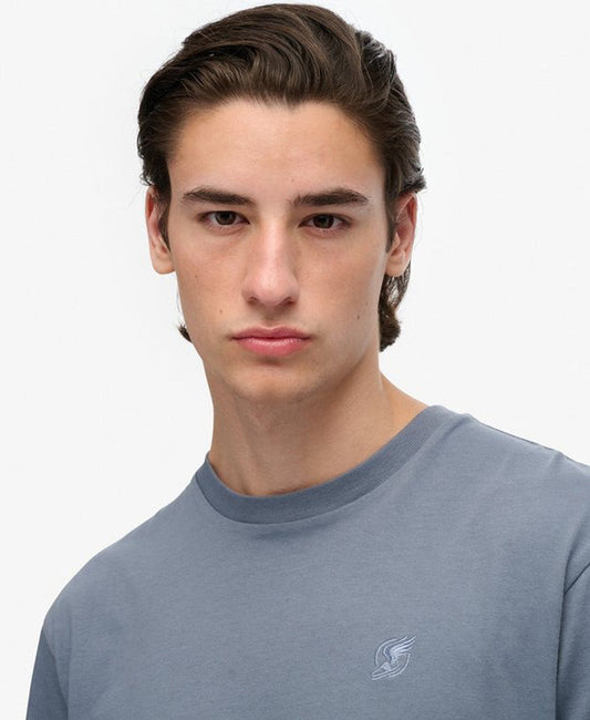 Blank Oversized Tee | Flint Stone Blue Grey