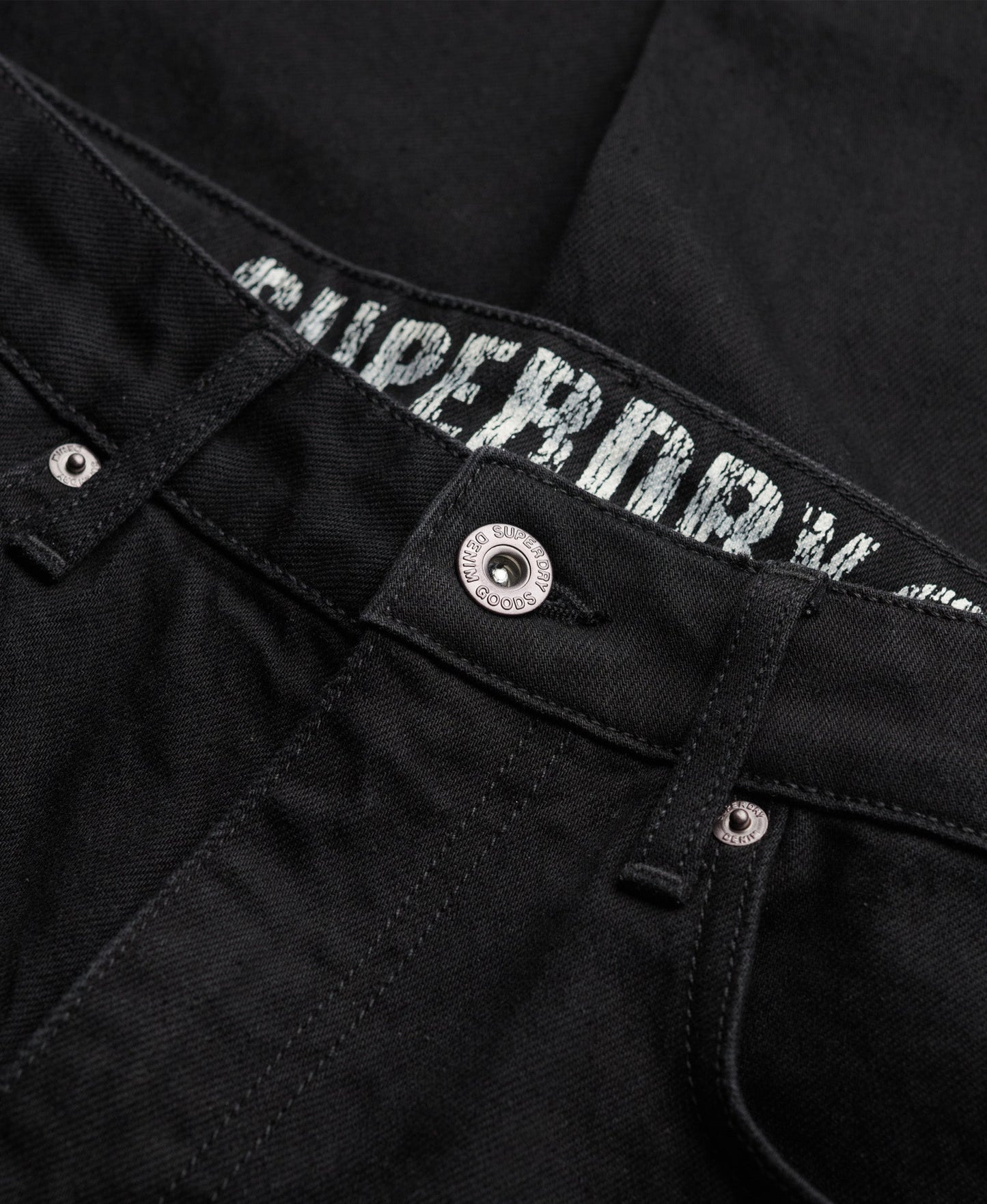 Vintage Slim Straight Jeans | Deep Black 32