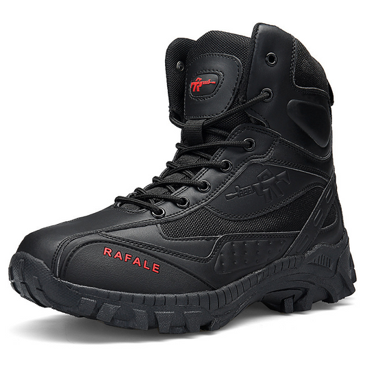 (BLACK FRIDAY SPECIAL-70%OFF)Men's Winter Anti-Puncture Wide Toe Combat Boots Waterproof Non-Slip Orthopedic Support Work Boots