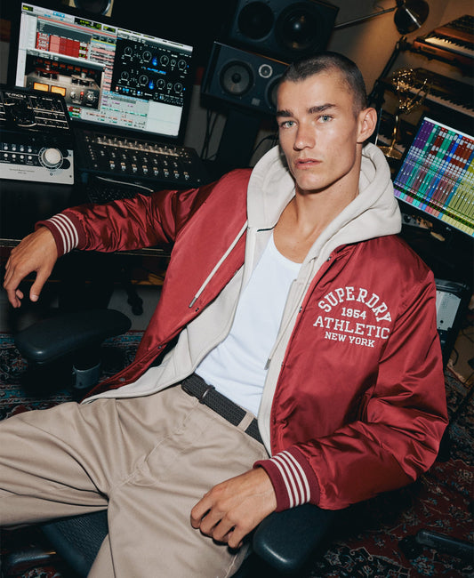 Athletic Varsity Bomber | Stanton Red