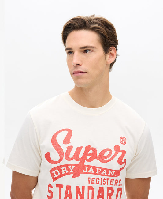Standard Script Tee | Cream