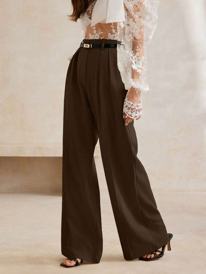 Women's Modern Stylish Simple Wide-Leg Suit Pants