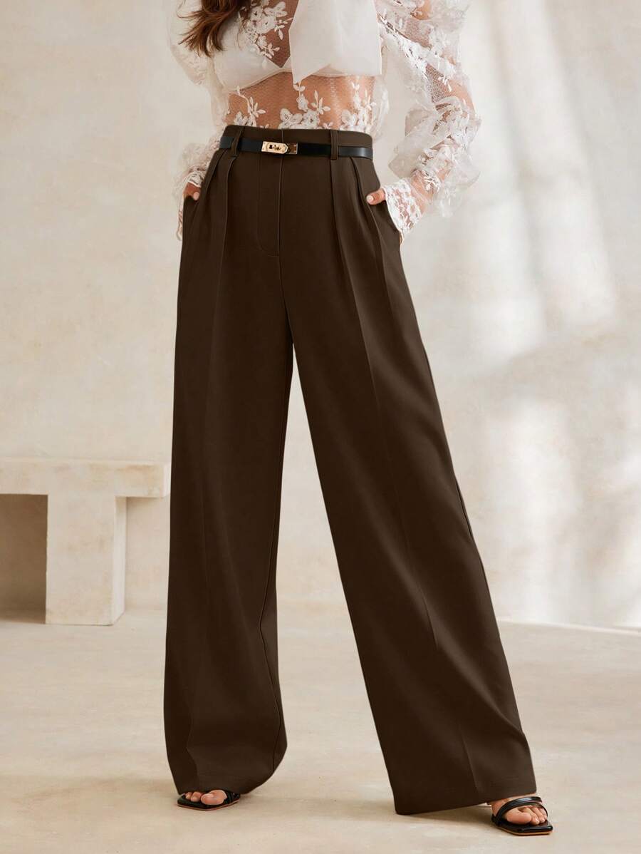 Women's Modern Stylish Simple Wide-Leg Suit Pants