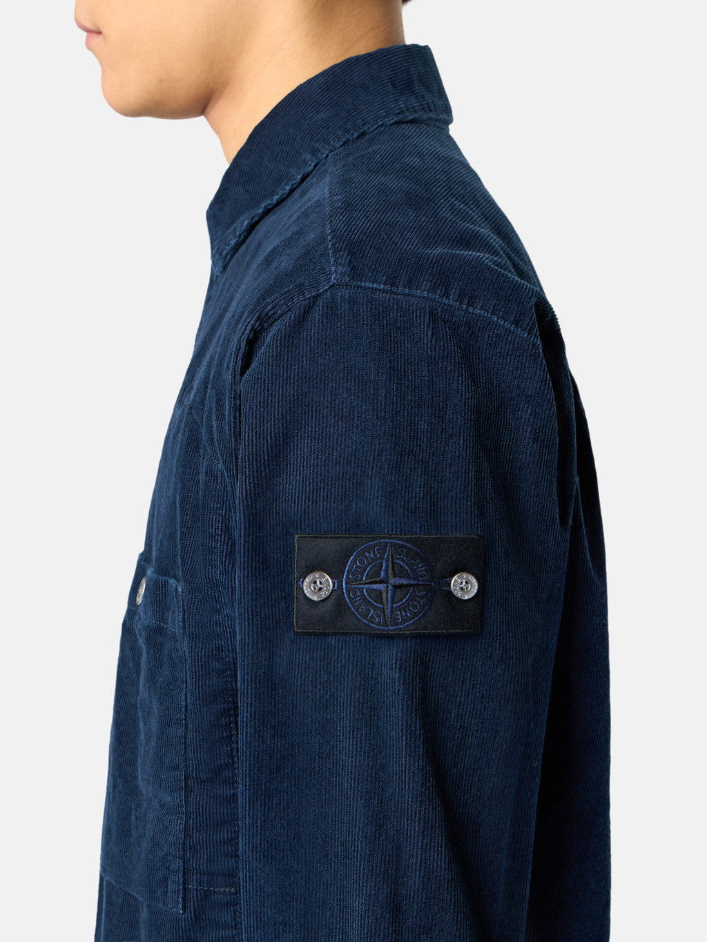 1100008 INDIGO MICRO CORDUROY-RINSED