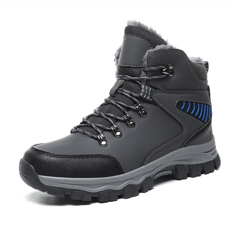 (Limited Time Event 49% OFF) Men Winter Waterproof and Cold Warm Snow Boots Orthopedic Arch Support Wide Toe Work Boots