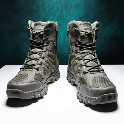 (imited Time Discount 49% off) Men's Lightweight  Breathable Durable Anti-slip Hiking Boots Combat Army Boots Work Boots