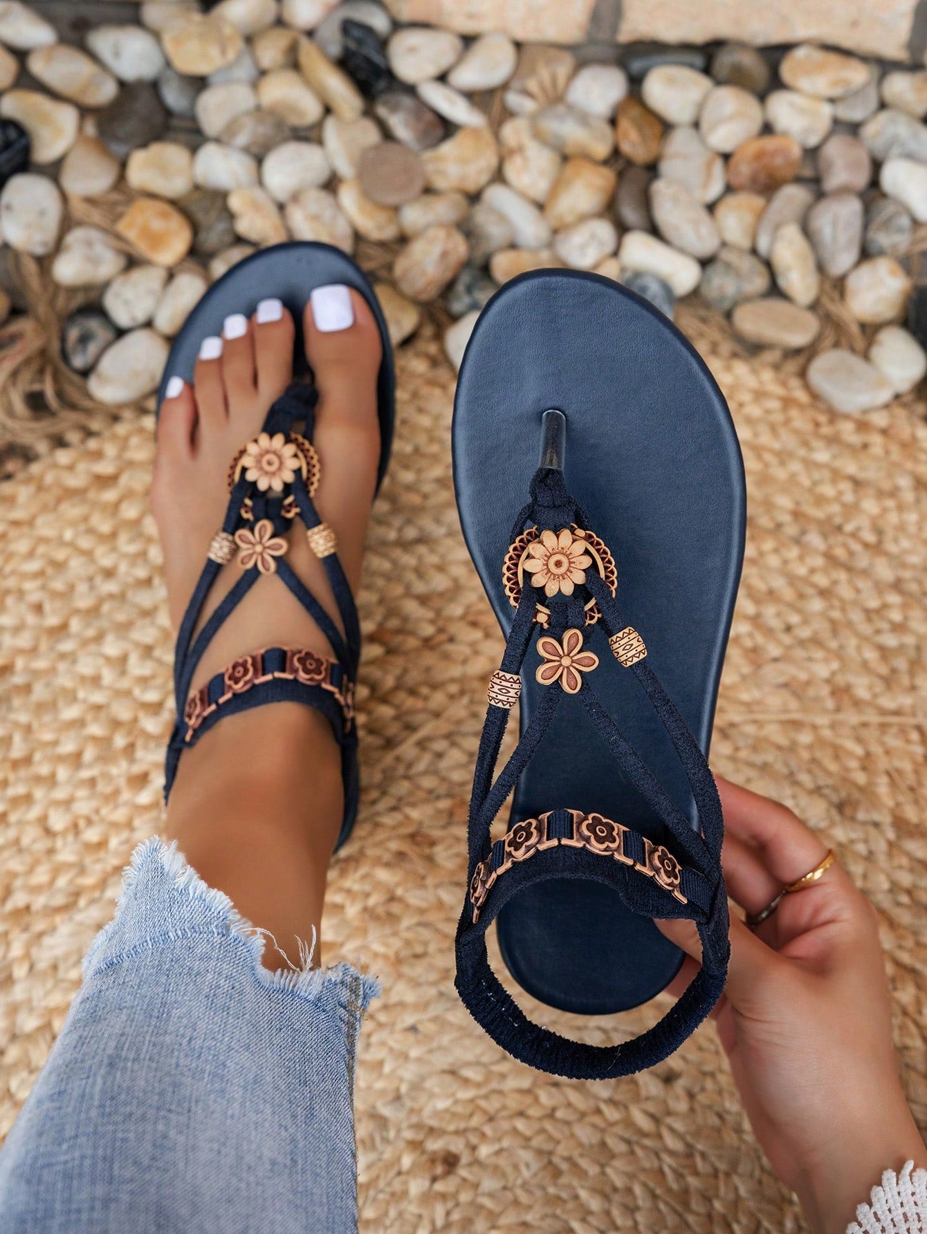 Women's Fashion Bohemian Style Flat Sandals
