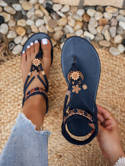 Women's Fashion Bohemian Style Flat Sandals