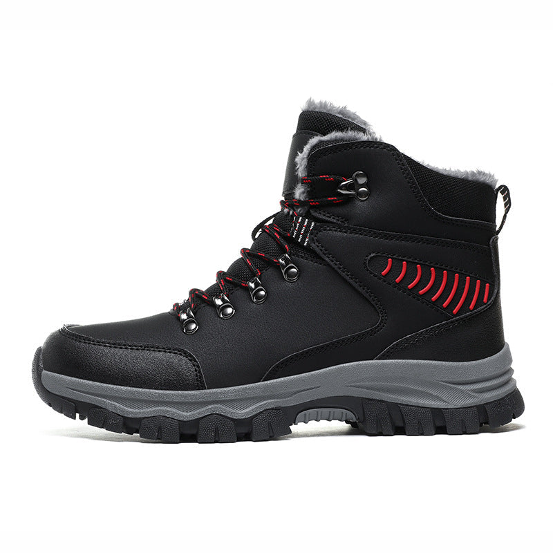 (Limited Time Event 49% OFF) Men Winter Waterproof and Cold Warm Snow Boots Orthopedic Arch Support Wide Toe Work Boots