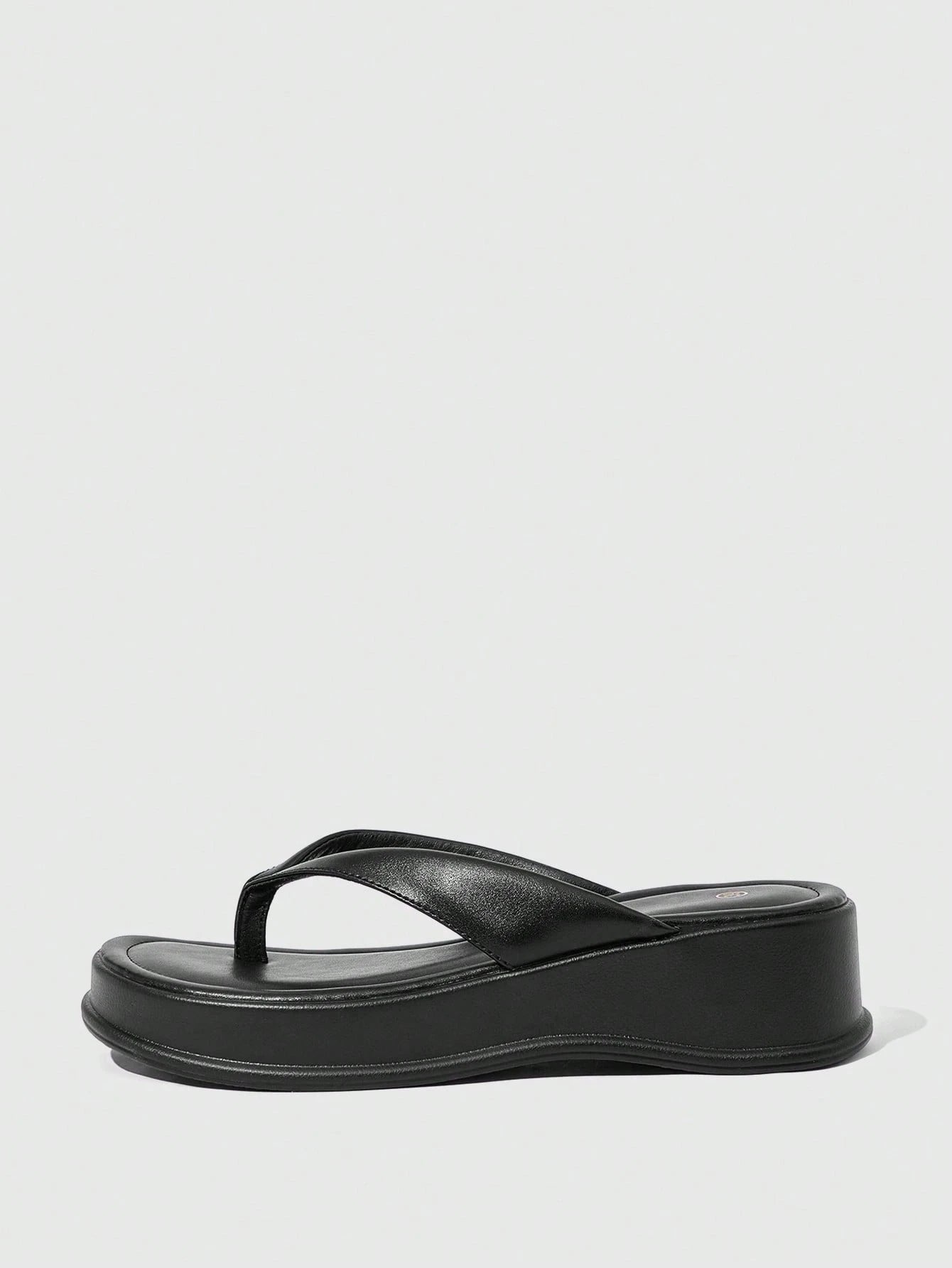 Women's Open Toe Platform High-Heeled Flip-Flops