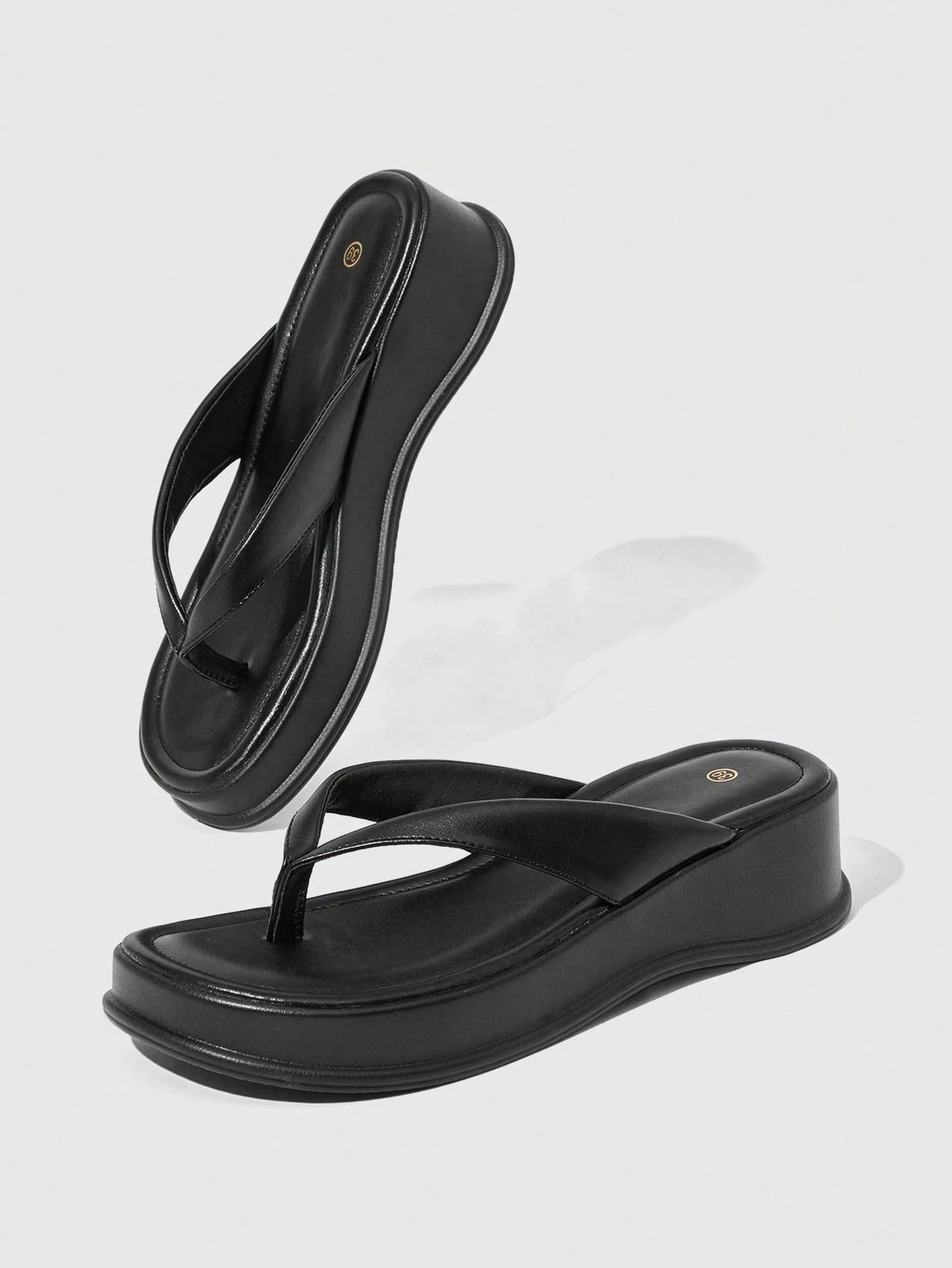 Women's Open Toe Platform High-Heeled Flip-Flops