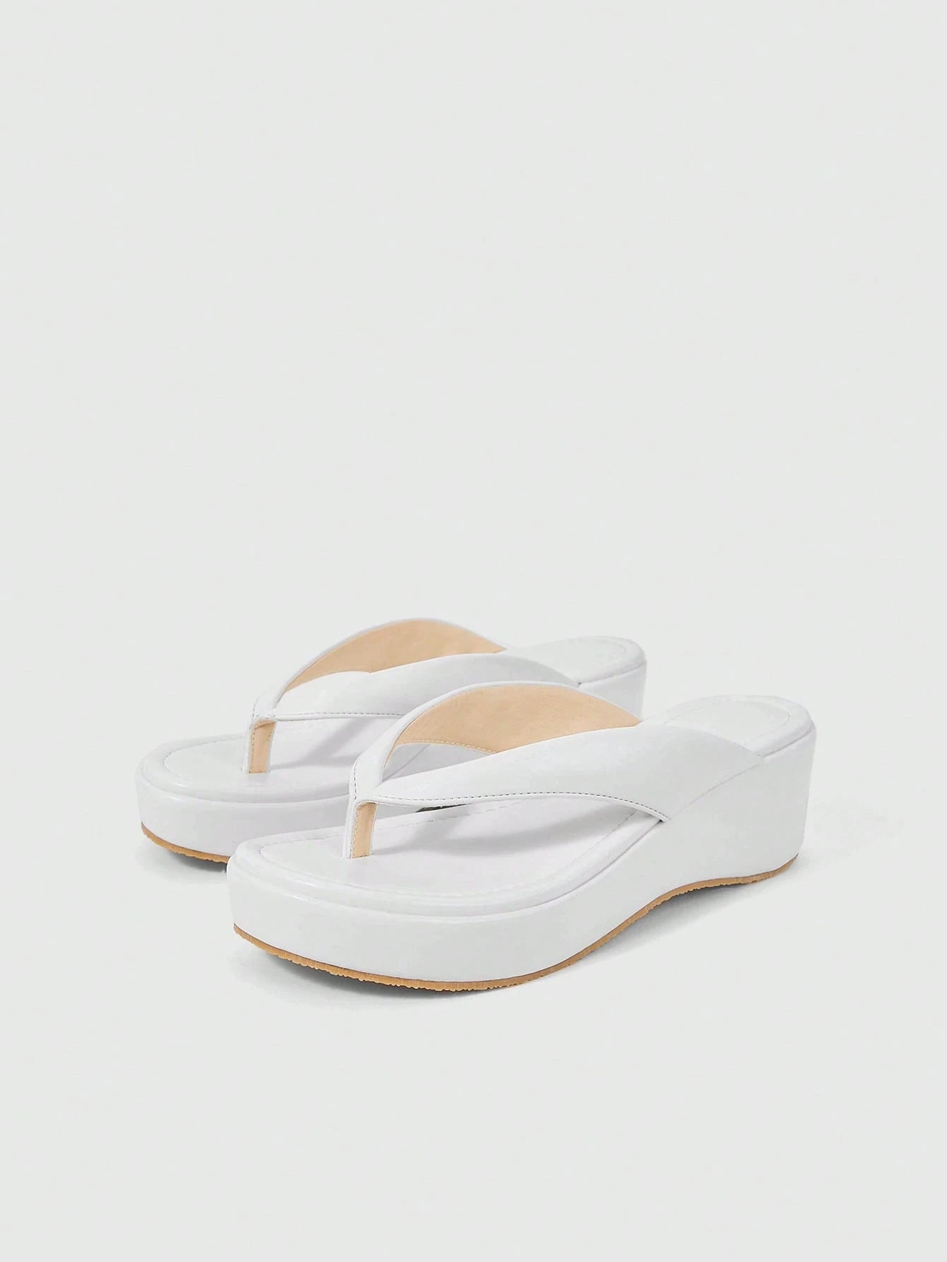 Women's Open Toe Platform High-Heeled Flip-Flops