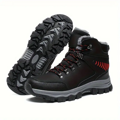 (Limited Time Event 49% OFF) Men Winter Waterproof and Cold Warm Snow Boots Orthopedic Arch Support Wide Toe Work Boots