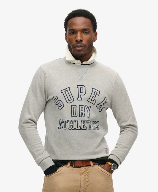 Athletic Printed Sweatshirt | Athletic Grey Marle