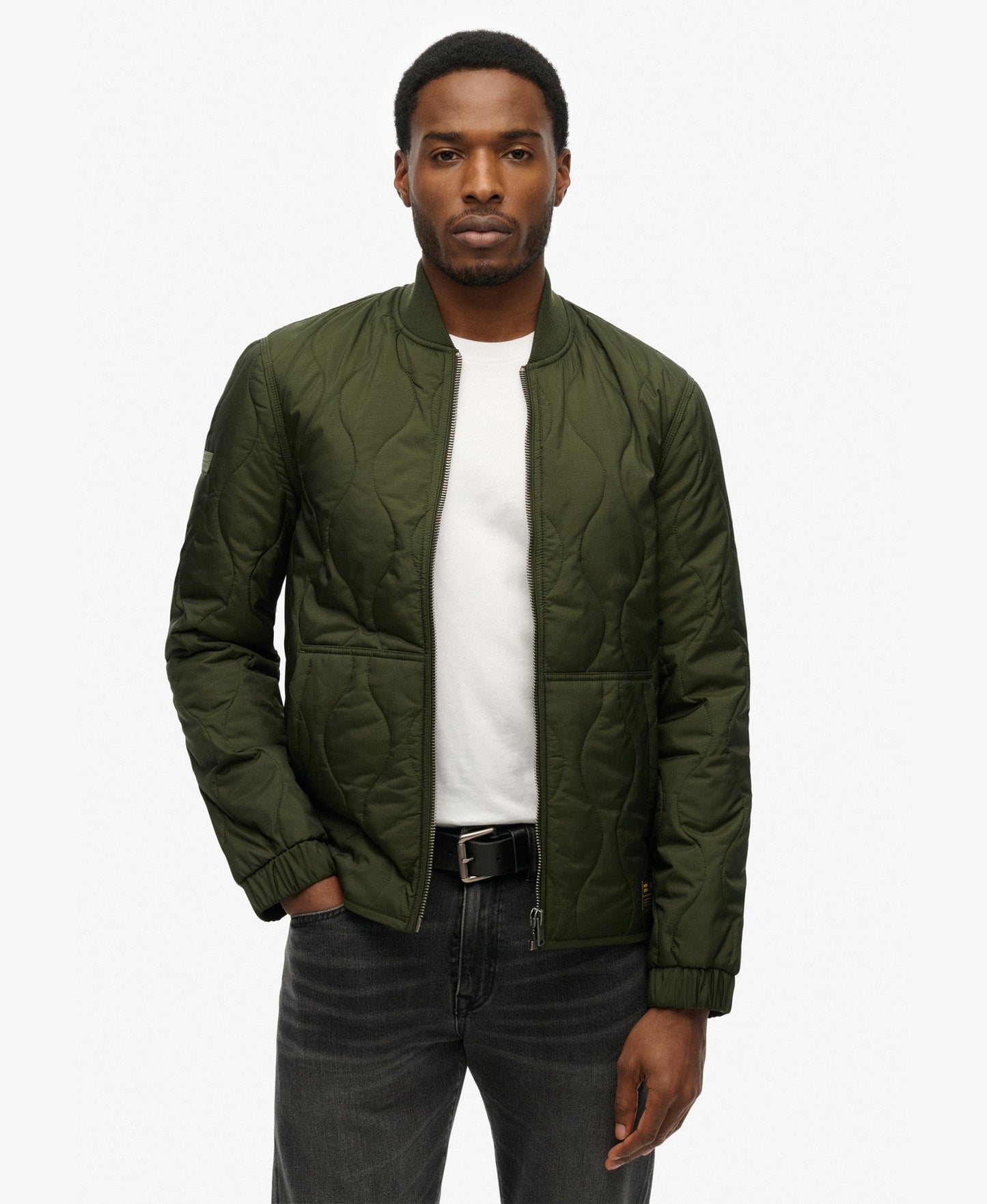 Surplus Quilted Liner Slim Fit Jacket | Surplus Goods Olive Green