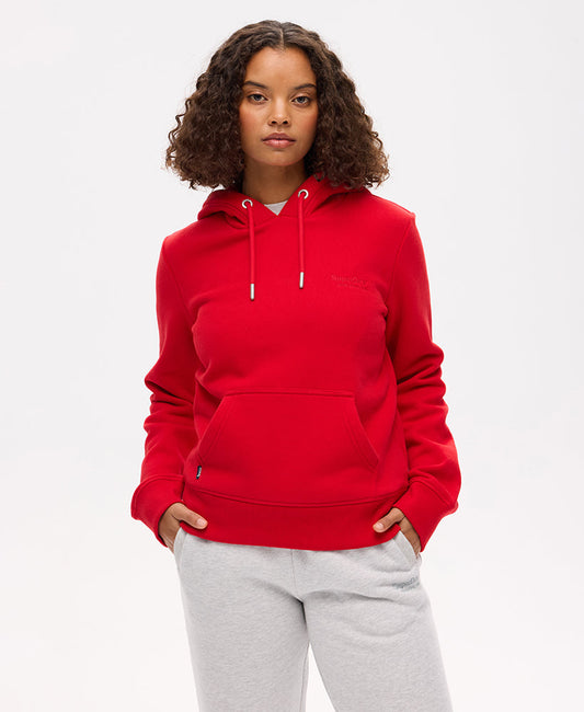 Essential Logo Hoodie | Rouge Red