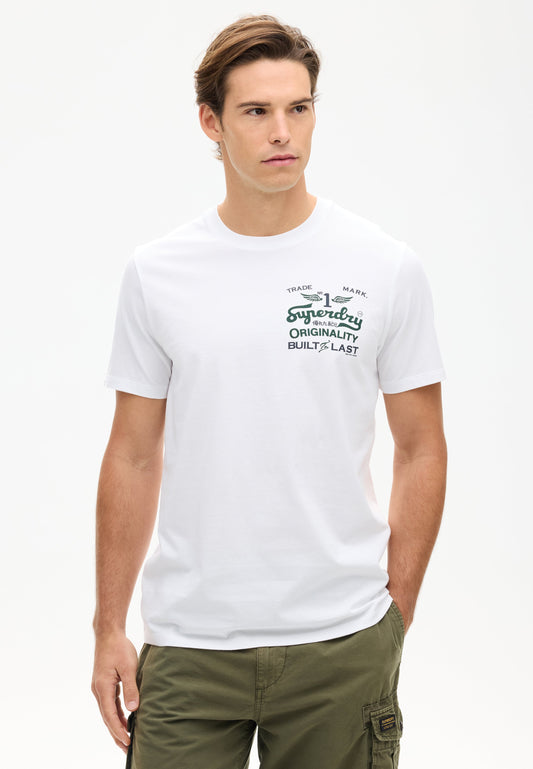 Vintage Workwear Graphic Tee | Optic