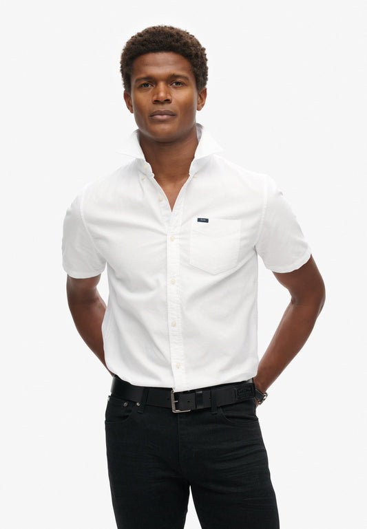 Vintage Oxford Short Sleeve Shirt | Optic