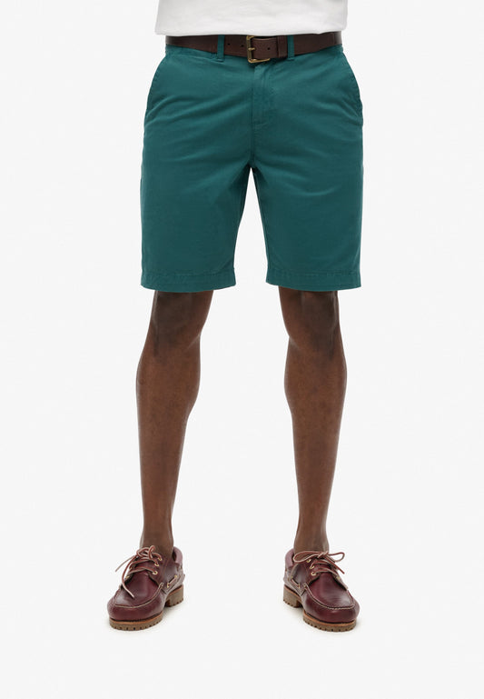 Vintage Slim Fit Chino Short | Teal
