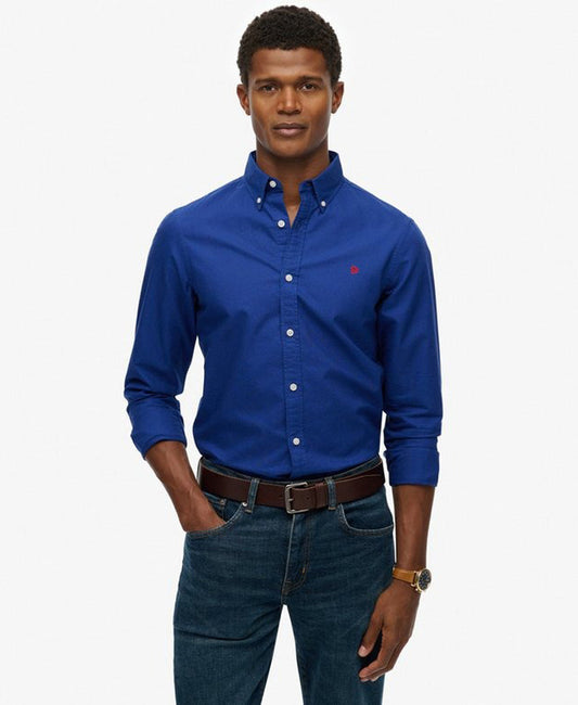 Classic Oxford Long Sleeve Shirt | Marine Navy