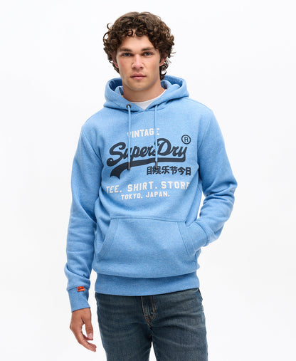 Vintage Logo Relaxed Hoodie | Fresh Blue Grit