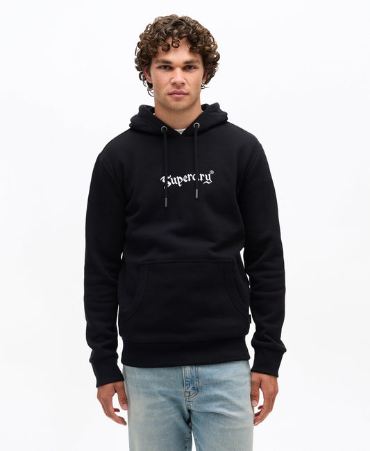 Retro Rock Graphic Hoodie | Black