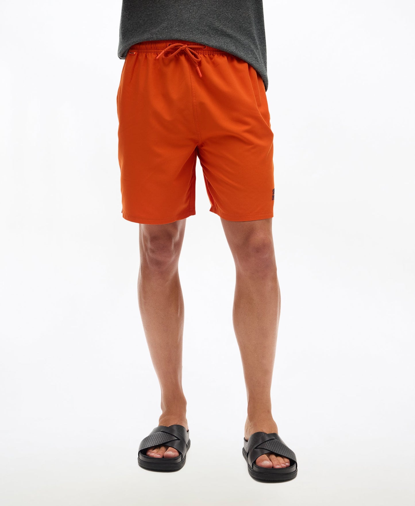 Essential 17'' Swim Short | Denim Co Rust Orange