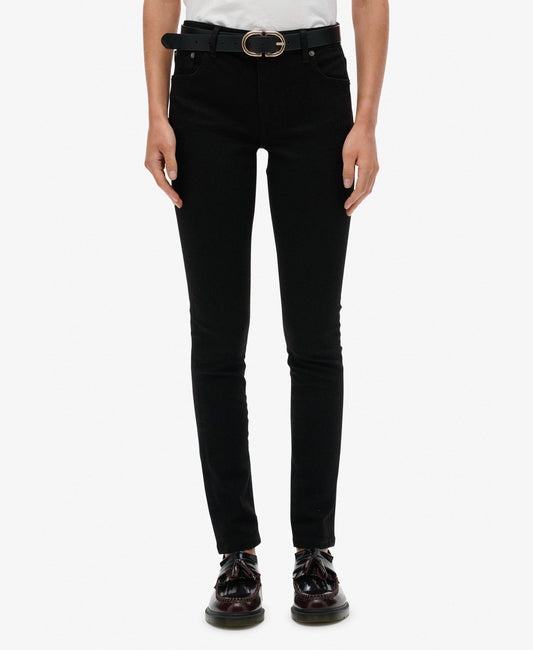 Mid Rise Skinny Jean | Black 30