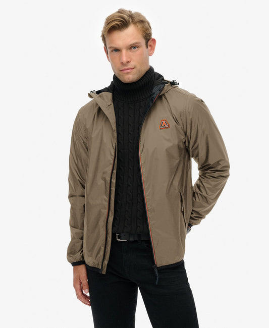Essential Tri Windbreaker Jacket | Canyon Sand Brown