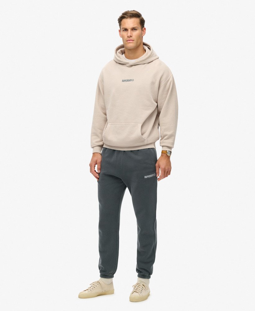 Micro Logo Graphic Jogger | Ebony