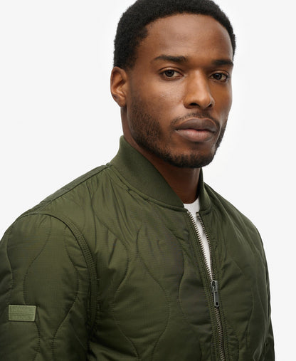 Surplus Quilted Liner Slim Fit Jacket | Surplus Goods Olive Green