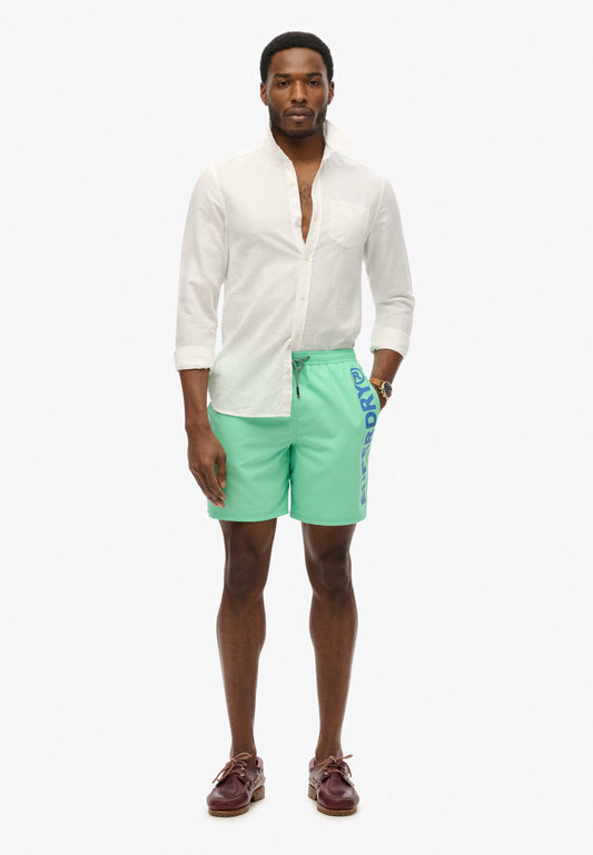 Sport Graphic 17'' Swim Short | Spring Bud Green