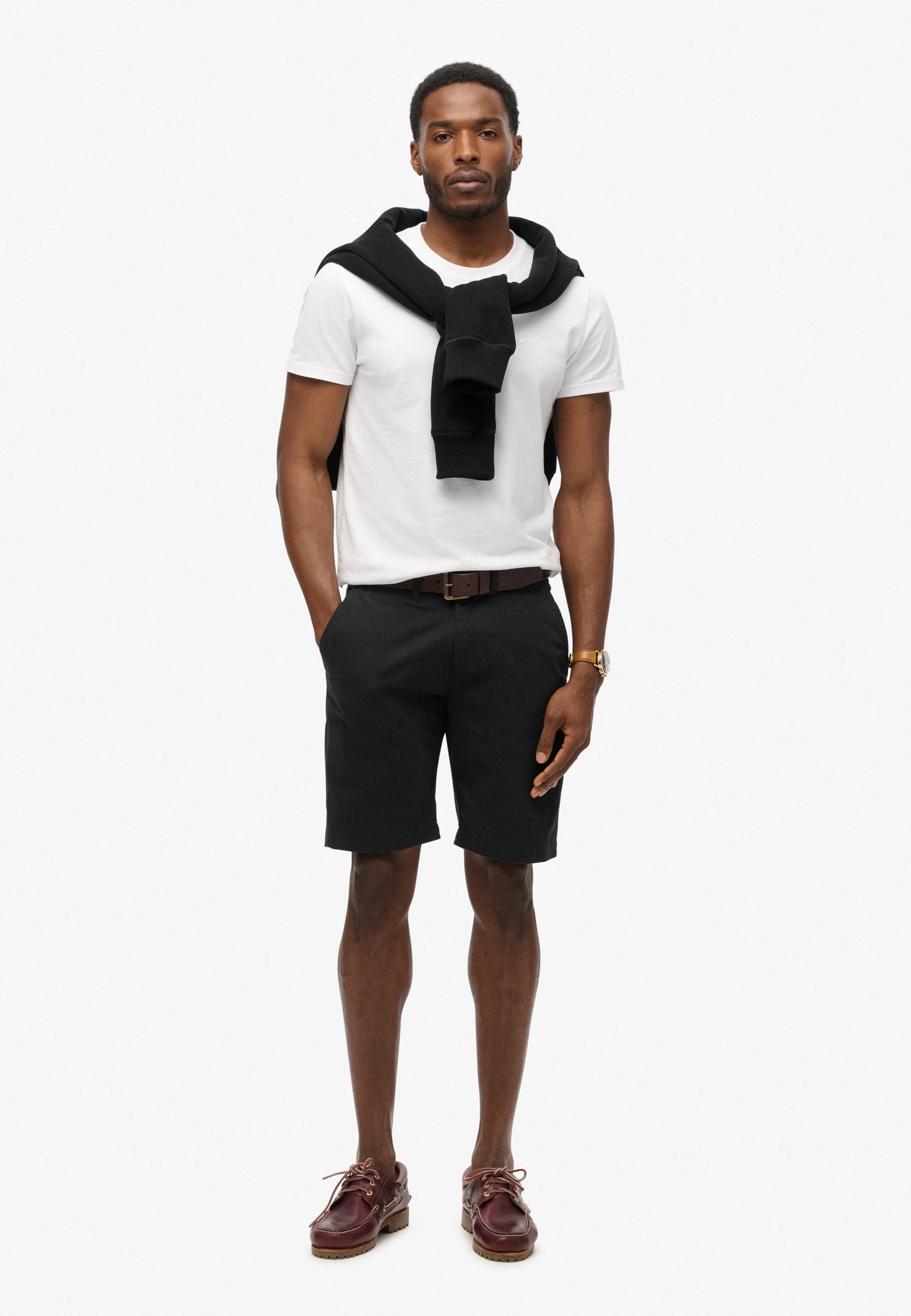 Vintage Slim Fit Chino Short | Midnight Navy