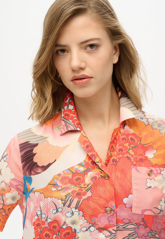 Beach Resort Shirt | Kam Coral