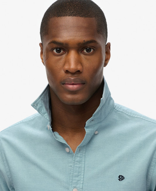 Classic Oxford Long Sleeve Shirt | Peppermint Chambray Oxford