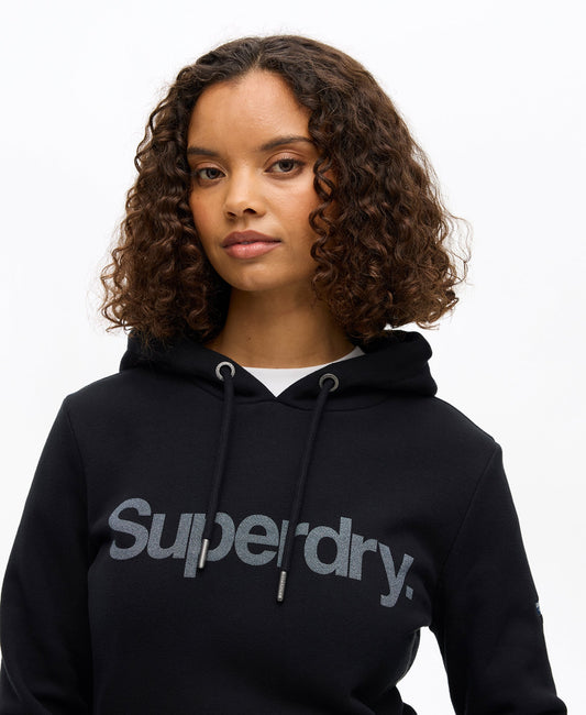 Core Logo Hoodie | Black