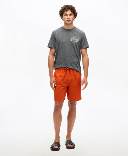 Essential 17'' Swim Short | Denim Co Rust Orange