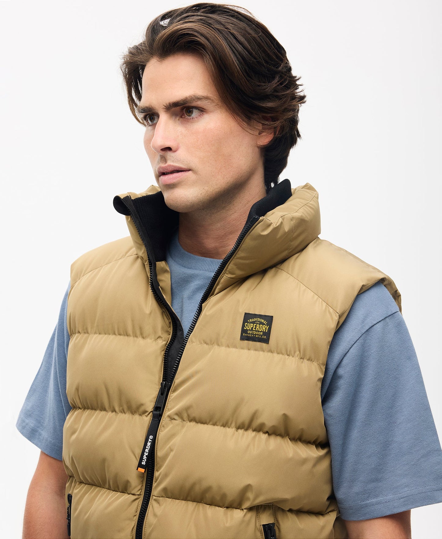 Sports Puffer Gilet | Rock Stone