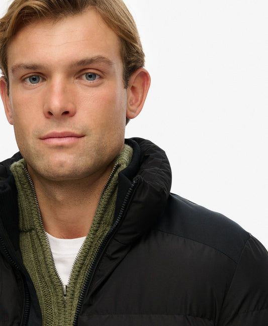 Sports Puffer Jacket | Black