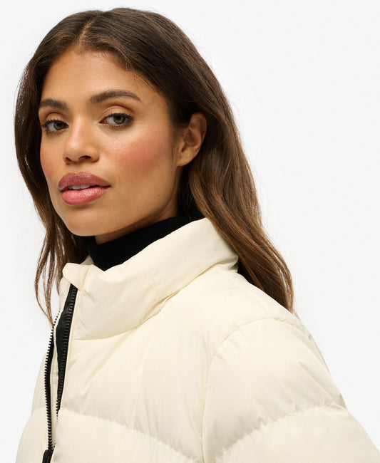 Non Hooded Sports Puffer Jacket | Off White