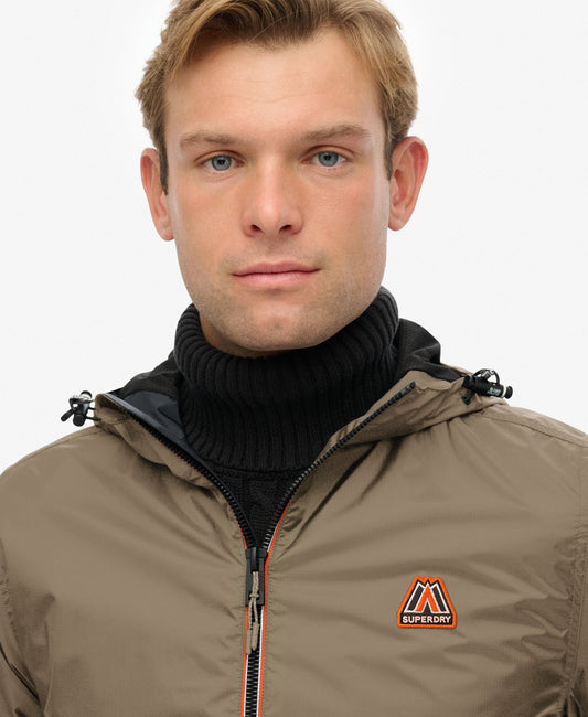 Essential Tri Windbreaker Jacket | Canyon Sand Brown