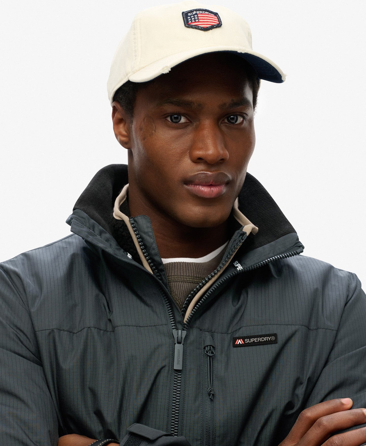 Non Hood Logo Windbreaker | Petroleum Blue