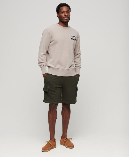 Contrast Stitch Cargo Short | Washed Olive