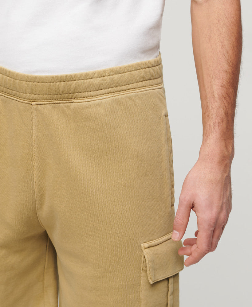Contrast Stitch Cargo Short | Washed Cappuccino