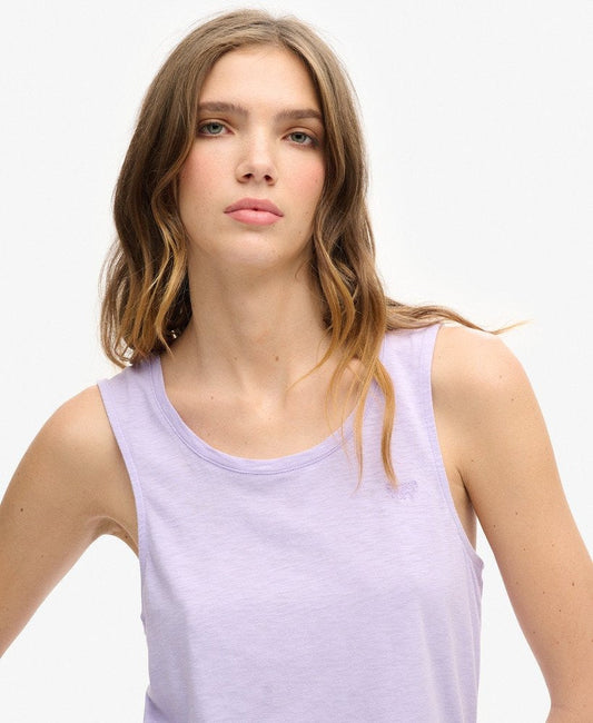 Scoop Neck Tank Top | Light Lavender Purple