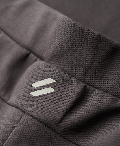 Sport Tech Logo Tapered Shorts | Dark Slate Grey