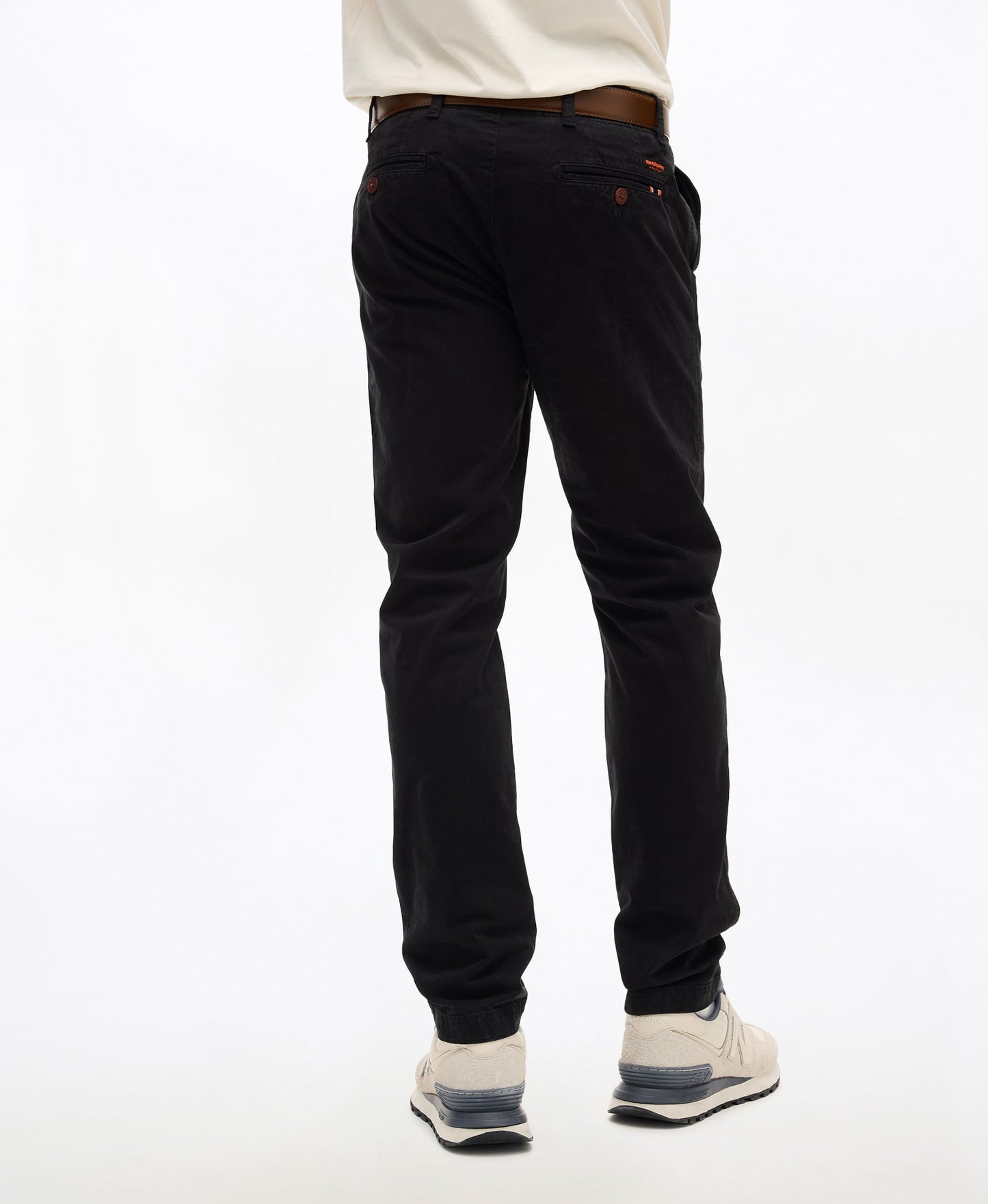 Vintage Slim Fit Chino Pant | Black