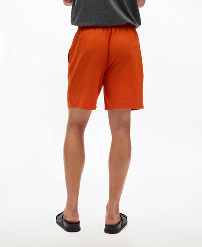 Essential 17'' Swim Short | Denim Co Rust Orange